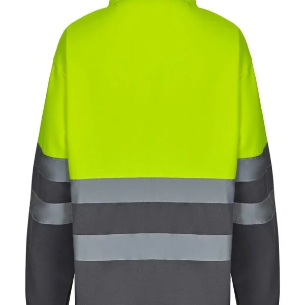 Two-tone half-zip sweatshirt gallery