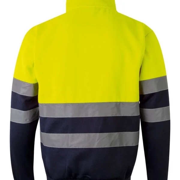 Two-tone half-zip sweatshirt gallery