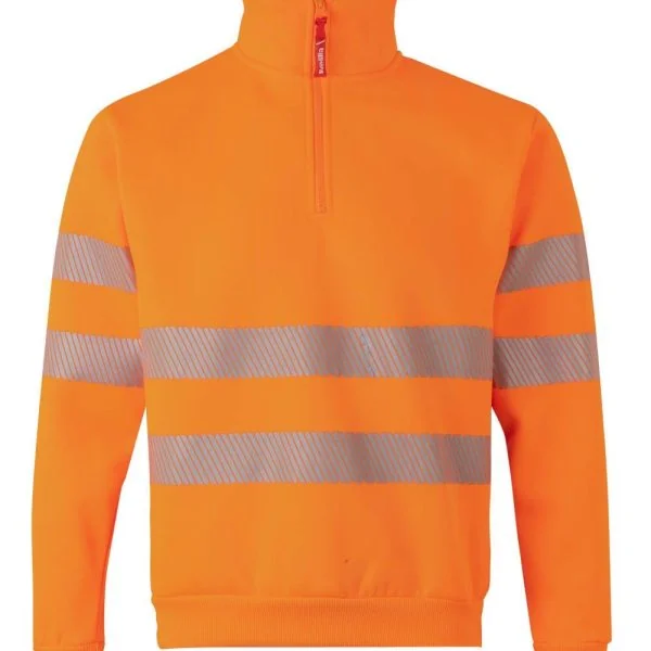 Half-zip sweatshirt with segmented tape gallery
