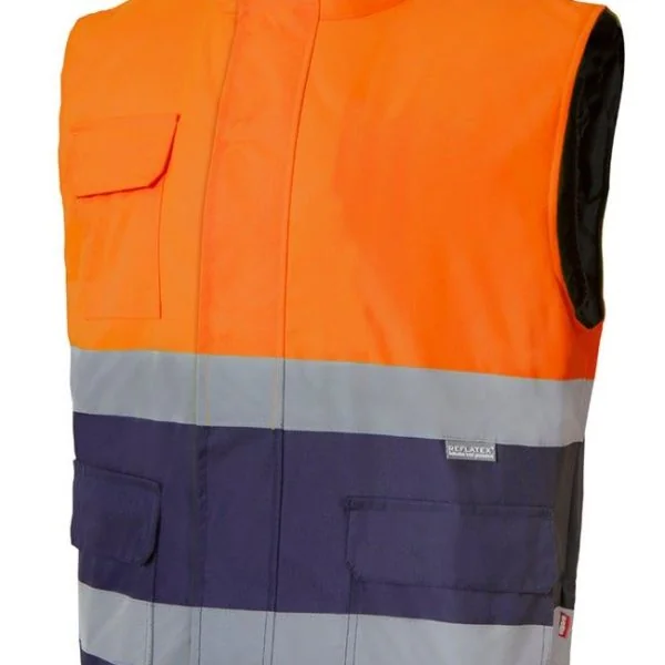 Two-tone padded vest gallery