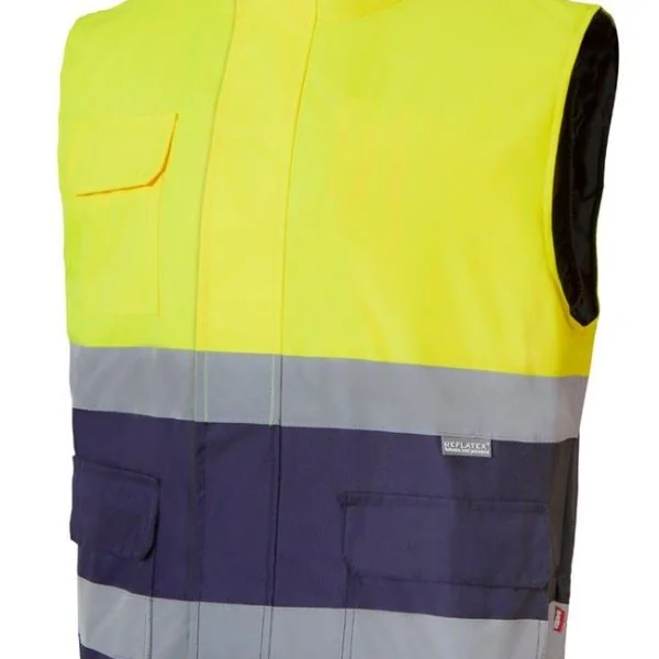 Two-tone padded vest gallery