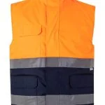 Two-tone padded vest