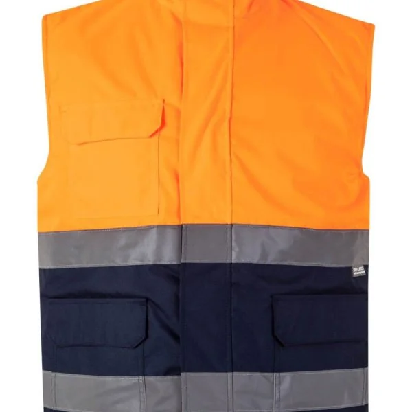 Two-tone padded vest