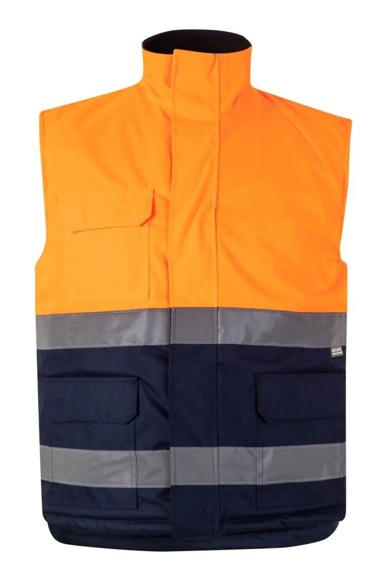 Two-tone padded vest