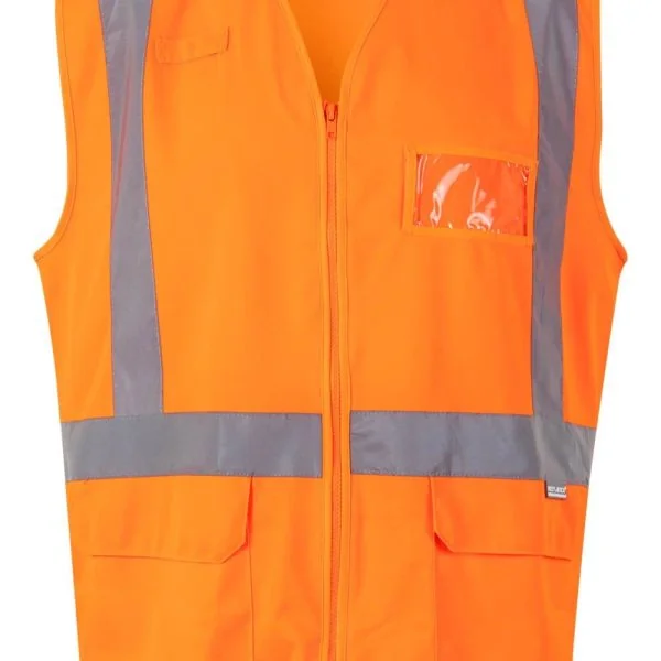 Professional vest with badge holder gallery