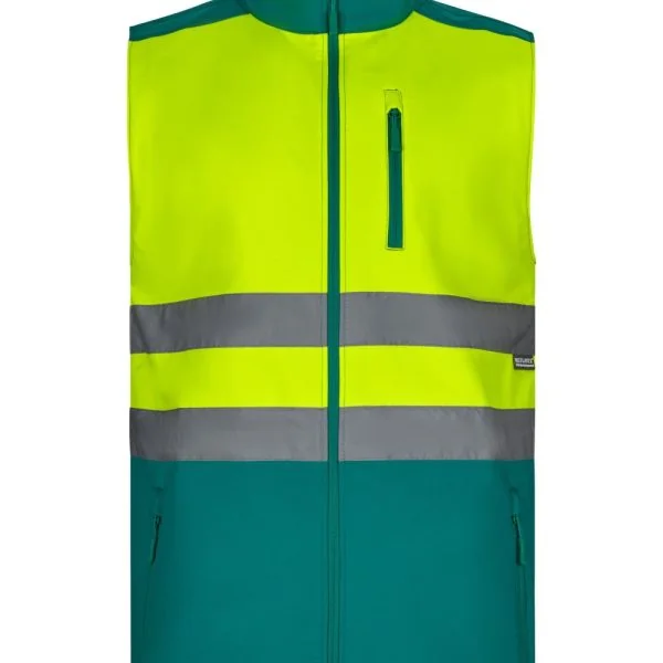 Two-tone soft shell vest gallery