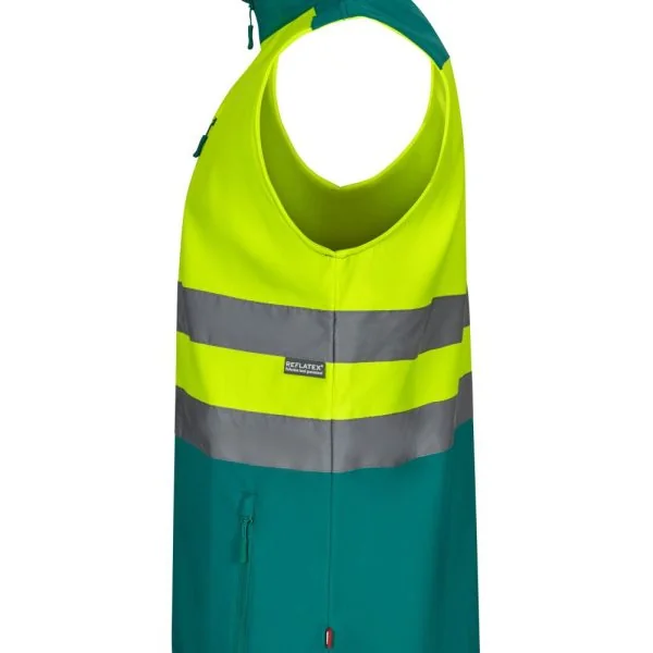 Two-tone soft shell vest gallery