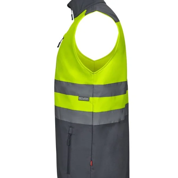 Two-tone soft shell vest gallery