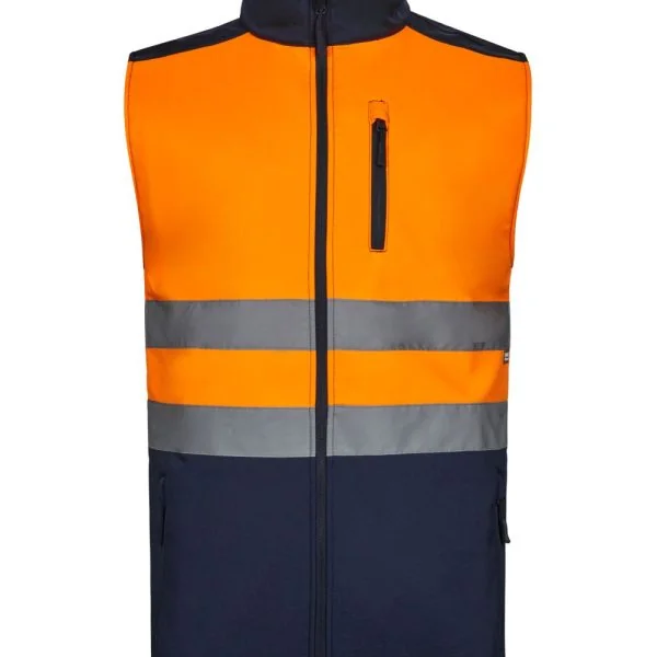 Two-tone soft shell vest gallery