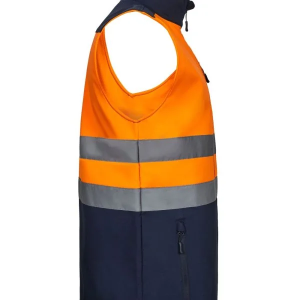 Two-tone soft shell vest gallery
