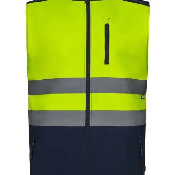 Two-tone soft shell vest gallery
