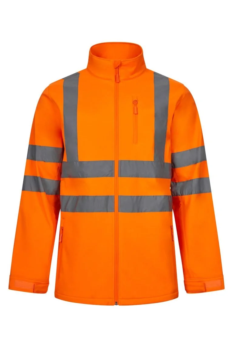 Soft shell jacket High Visibility