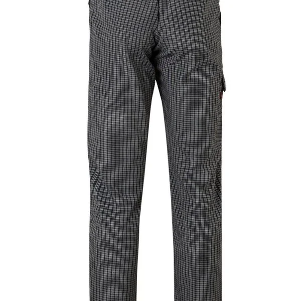 Multi-Pocket Checkered Chef Trousers gallery