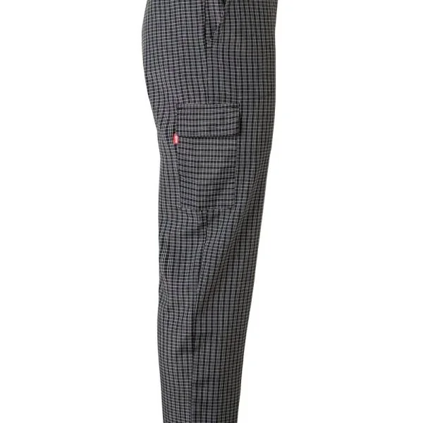 Multi-Pocket Checkered Chef Trousers gallery