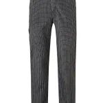 Multi-Pocket Checkered Chef Trousers