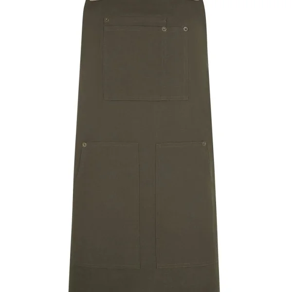 Two-Tone Canvas bib Apron gallery