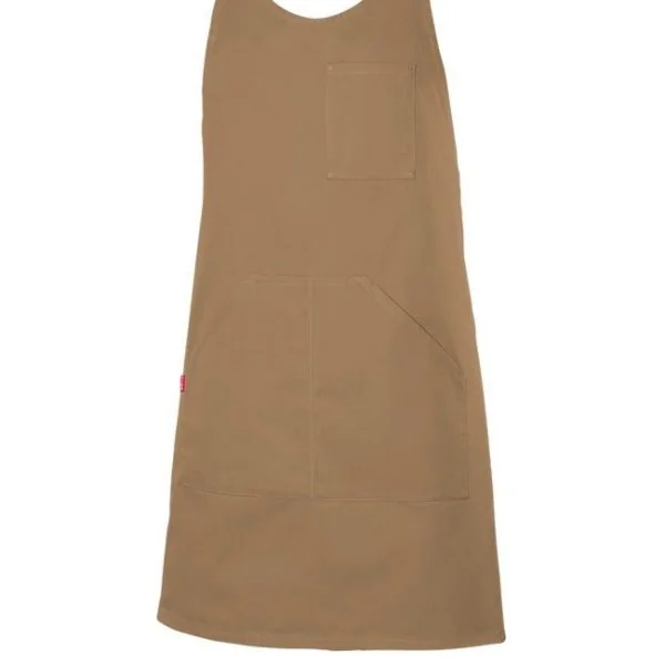 Short Buttoned Bib Apron gallery