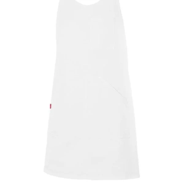 Short Buttoned Bib Apron gallery