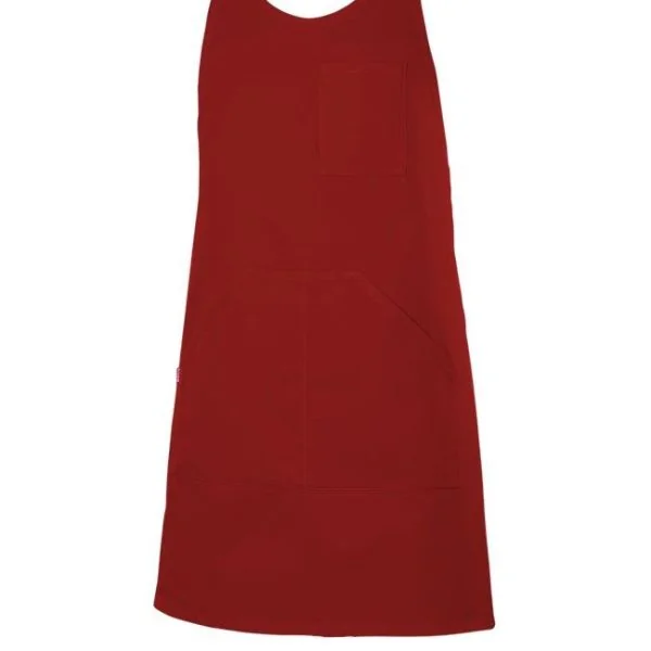 Short Buttoned Bib Apron gallery