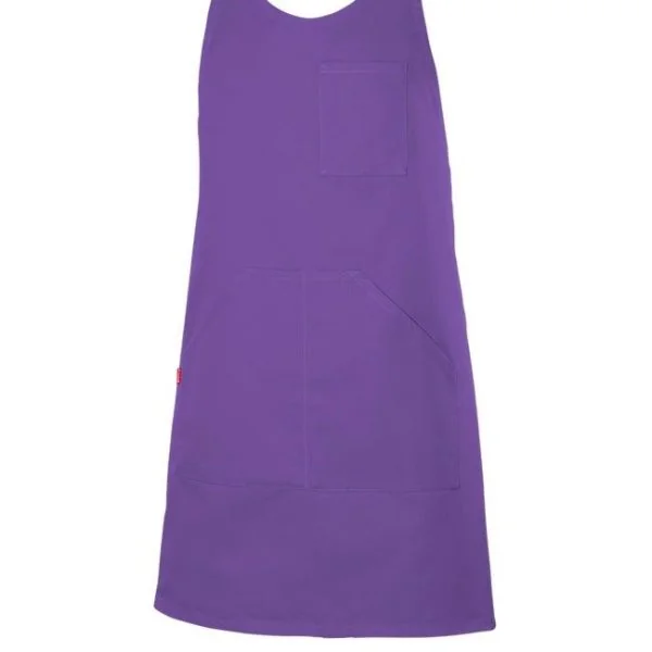 Short Buttoned Bib Apron gallery