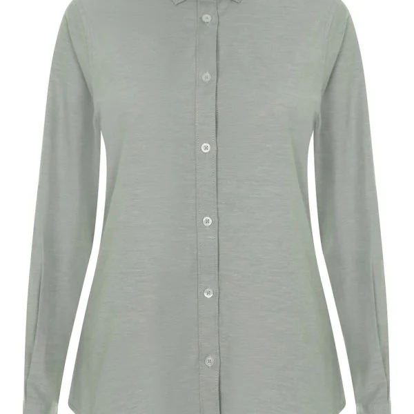 Women's Long Sleeve Stretch Oxford Shirt gallery