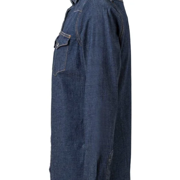 Women's Long Sleeve Stretch Denim Shirt gallery