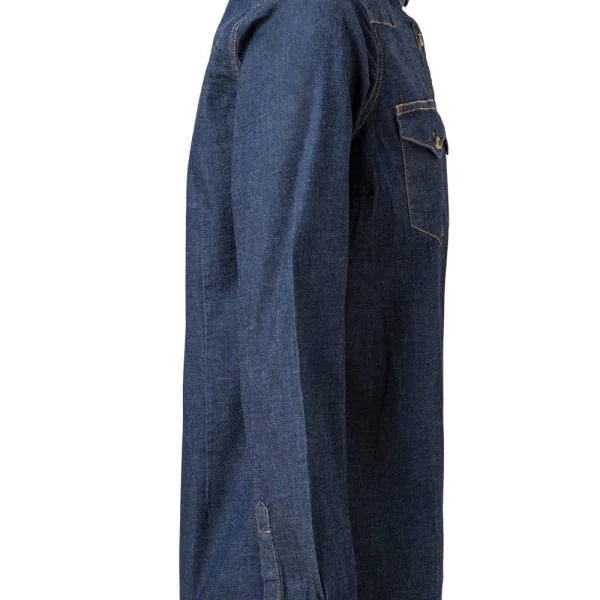 Women's Long Sleeve Stretch Denim Shirt gallery