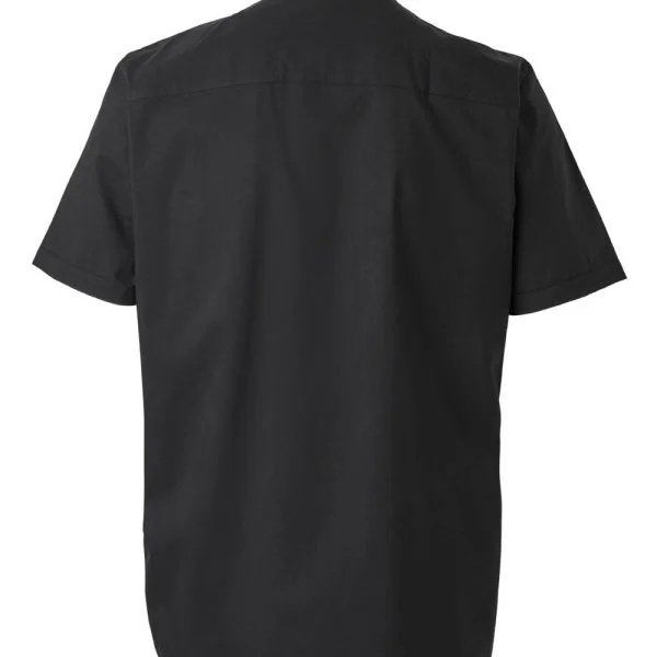 Men's Short Sleeve stretch neckband collar shirt gallery