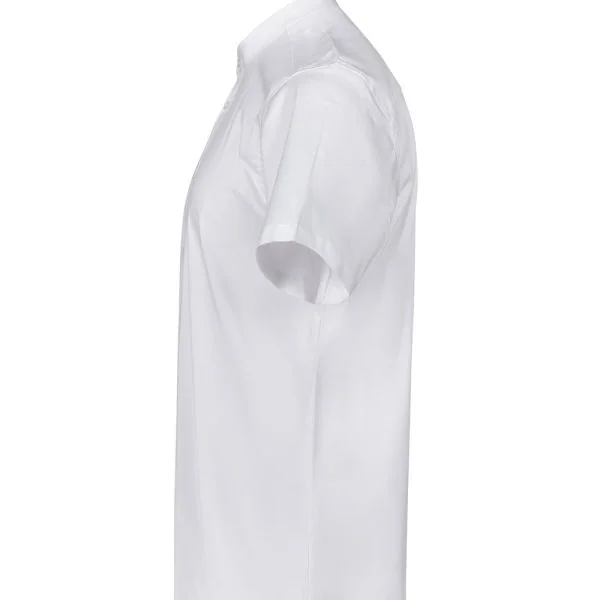 Men's Short Sleeve stretch neckband collar shirt gallery