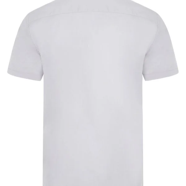 Men's Short Sleeve stretch neckband collar shirt gallery