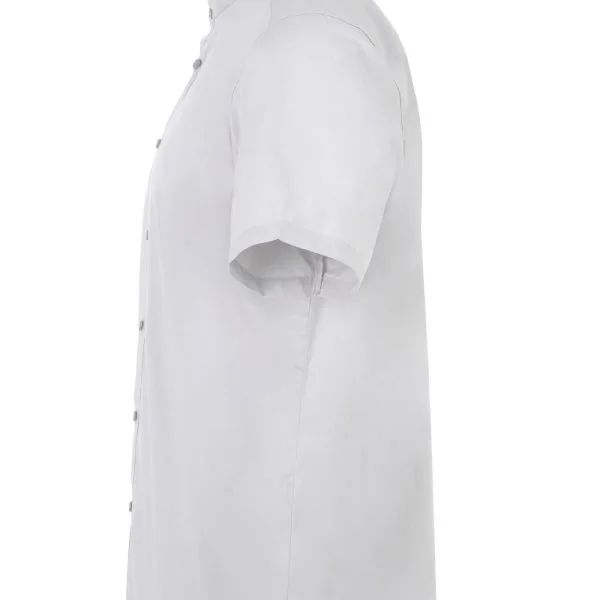 Men's Short Sleeve stretch neckband collar shirt gallery
