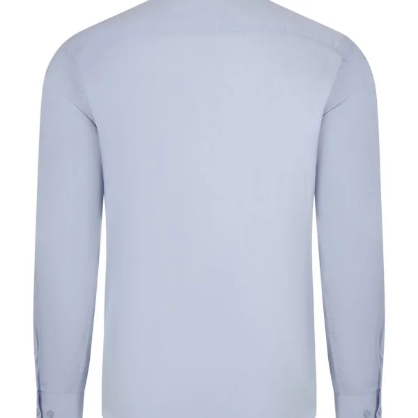 Men's Long Sleeve Stretch neckband collar Shirt gallery