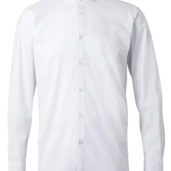 Men's Long Sleeve Stretch neckband collar Shirt gallery