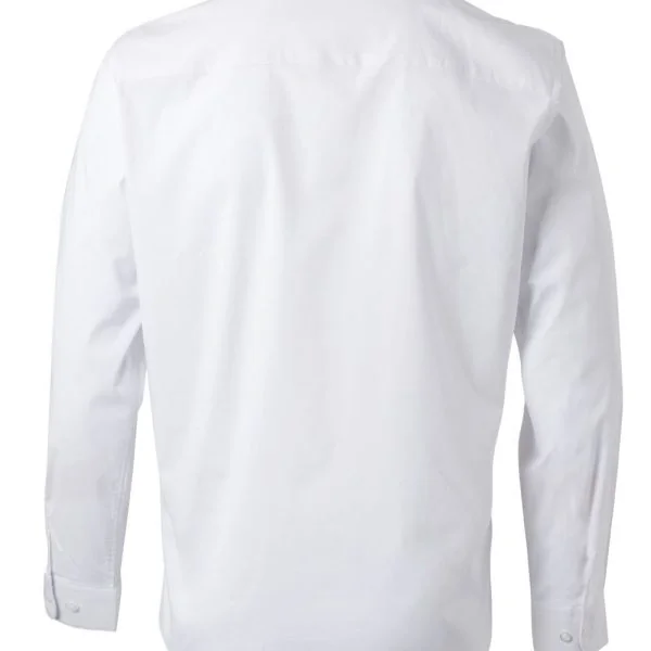 Men's Long Sleeve Stretch neckband collar Shirt gallery