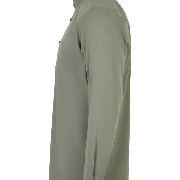 Men's Long Sleeve Stretch neckband collar Shirt gallery