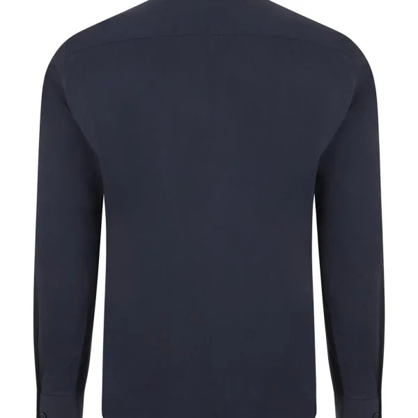 Men's Long Sleeve Stretch neckband collar Shirt gallery