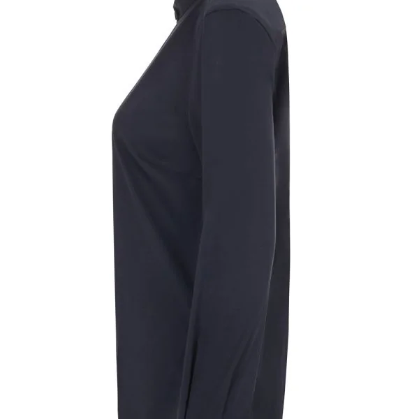 Women's Long Sleeve Stretch neckband collar Shirt gallery