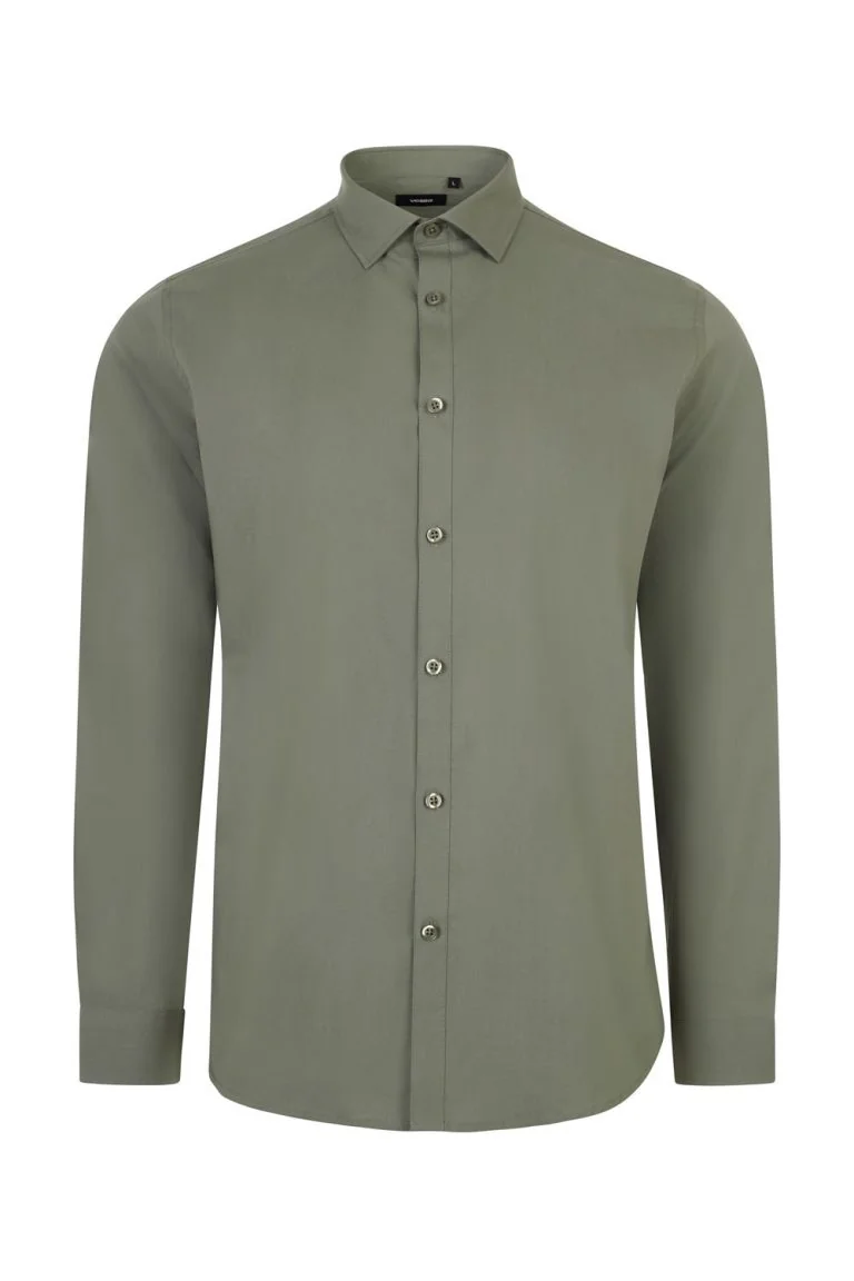 Men's Long Sleeve stretch Shirt
