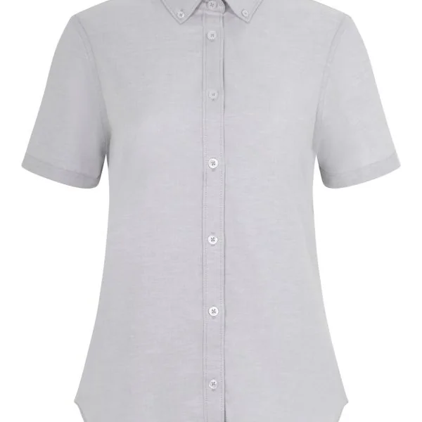 Women's Short Sleeve Stretch Oxford Shirt gallery