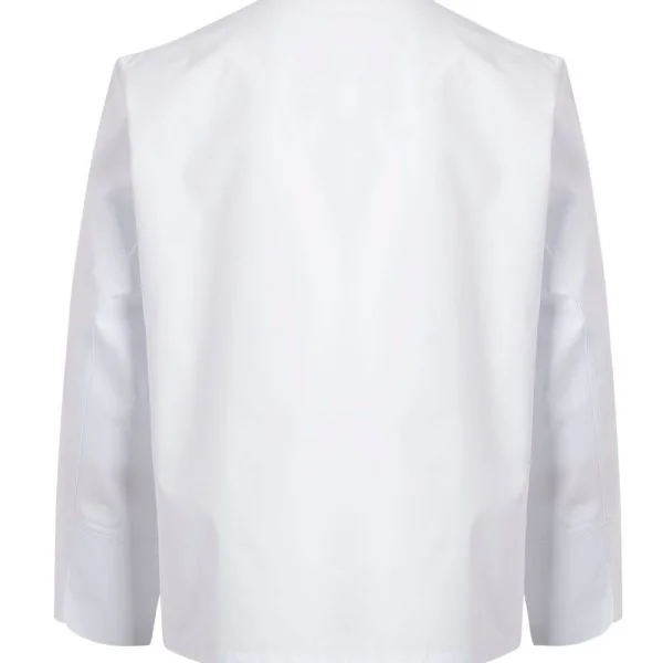 Long sleeve kitchen jacket with snap buttons gallery