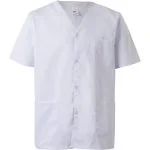 Short sleeve scrub top with snap buttons gallery