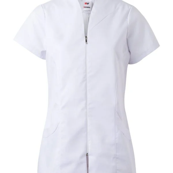 Short sleeve zipped women´s tunic