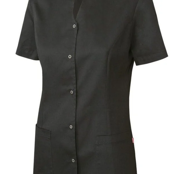 Short sleeve women´s tunic with snap buttons
