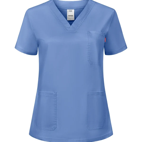 Women’s short-sleeve stretch scrub top gallery