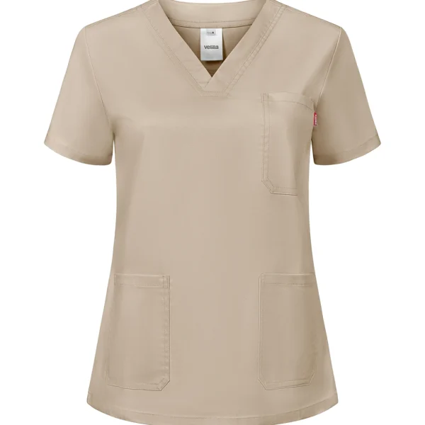 Women’s short-sleeve stretch scrub top gallery