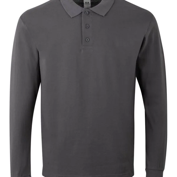 HOBART - LONG-SLEEVE UNISEX POLO gallery