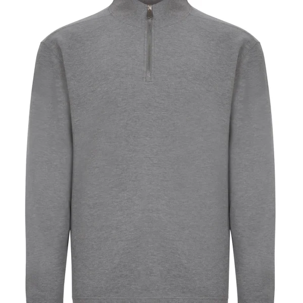 HERVEY - UNISEX HALF-ZIP SWEATSHIRT gallery