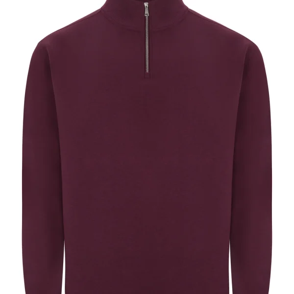 HERVEY - UNISEX HALF-ZIP SWEATSHIRT gallery
