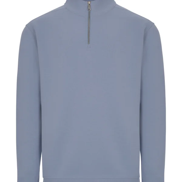 HERVEY - UNISEX HALF-ZIP SWEATSHIRT gallery