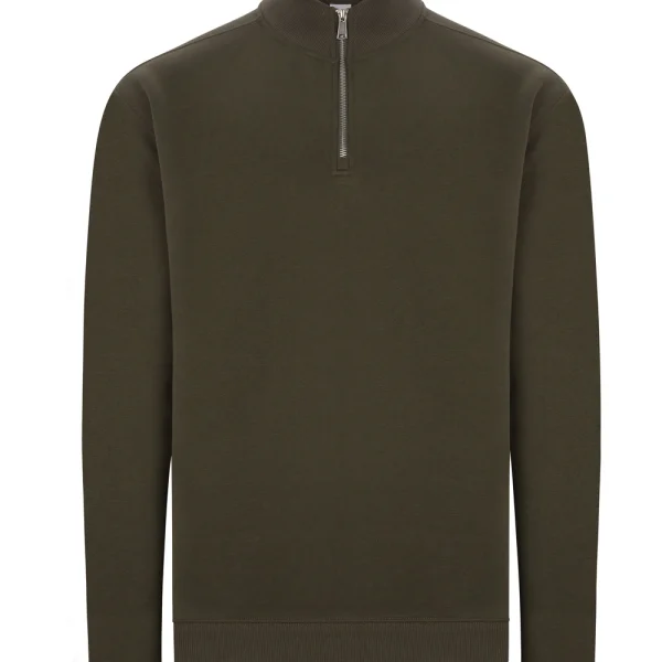 HERVEY - UNISEX HALF-ZIP SWEATSHIRT gallery
